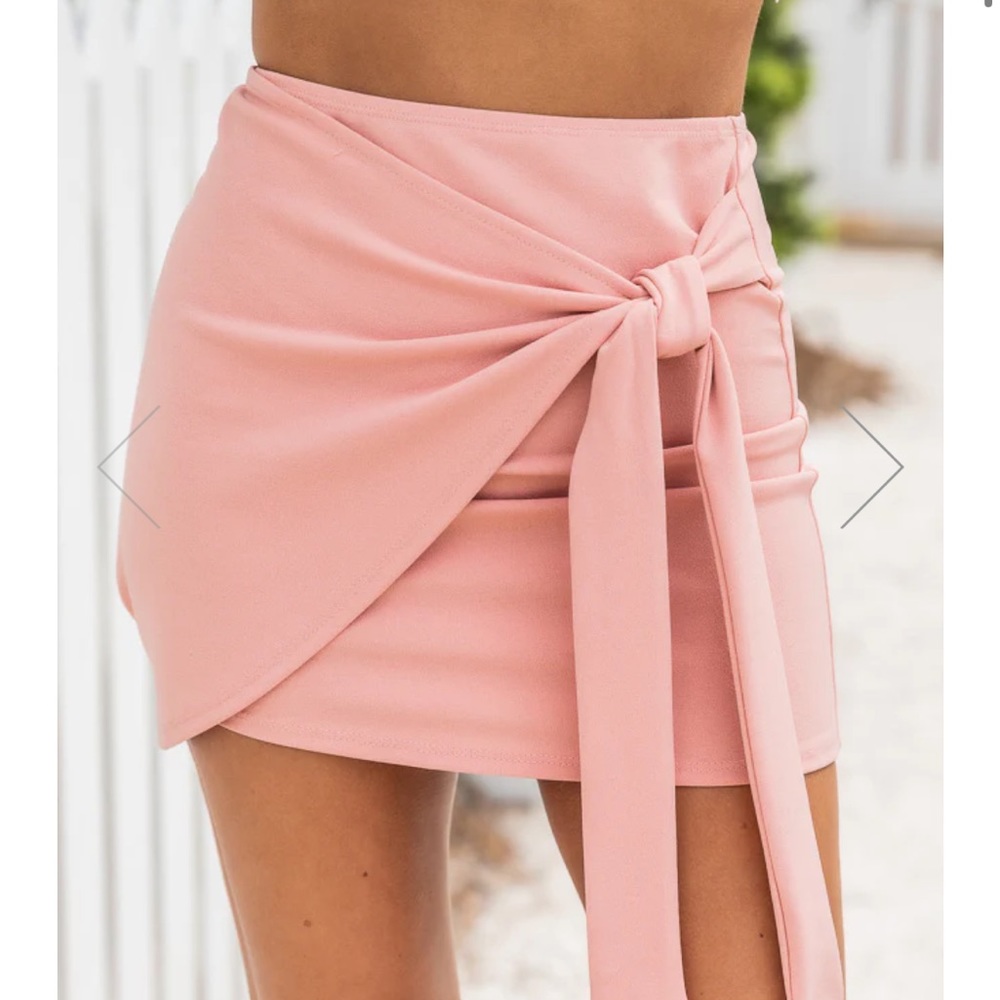 Mauve Wrap Skirt